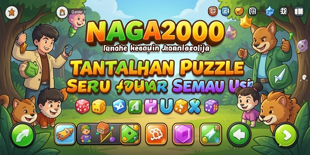 Gameplay seru NAGA2000 yang penuh tantangan puzzle.