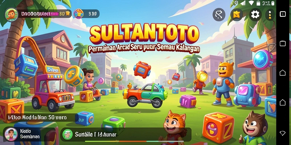 Gameplay seru SULTANTOTO dengan berbagai level menantang.