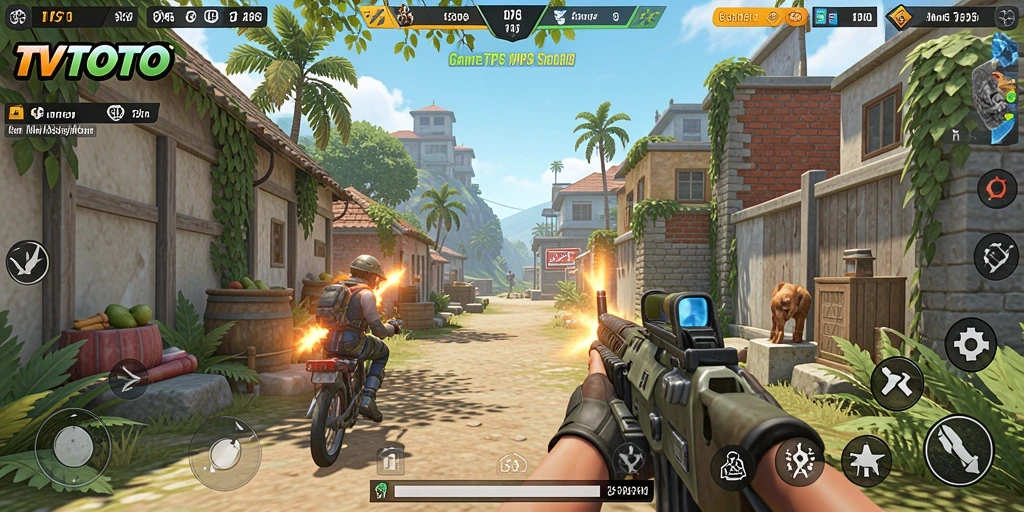 Tangkapan layar dari gameplay TVTOTO yang mendebarkan.