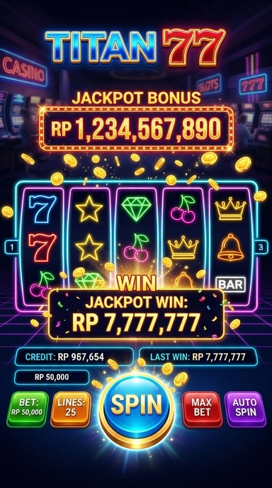 Tampilan antarmuka titan777 yang bersih dan sederhana.